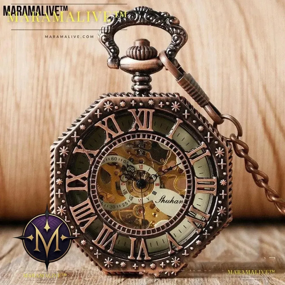 Mechanical Pocket Watch Retro Men's And Women's Watch