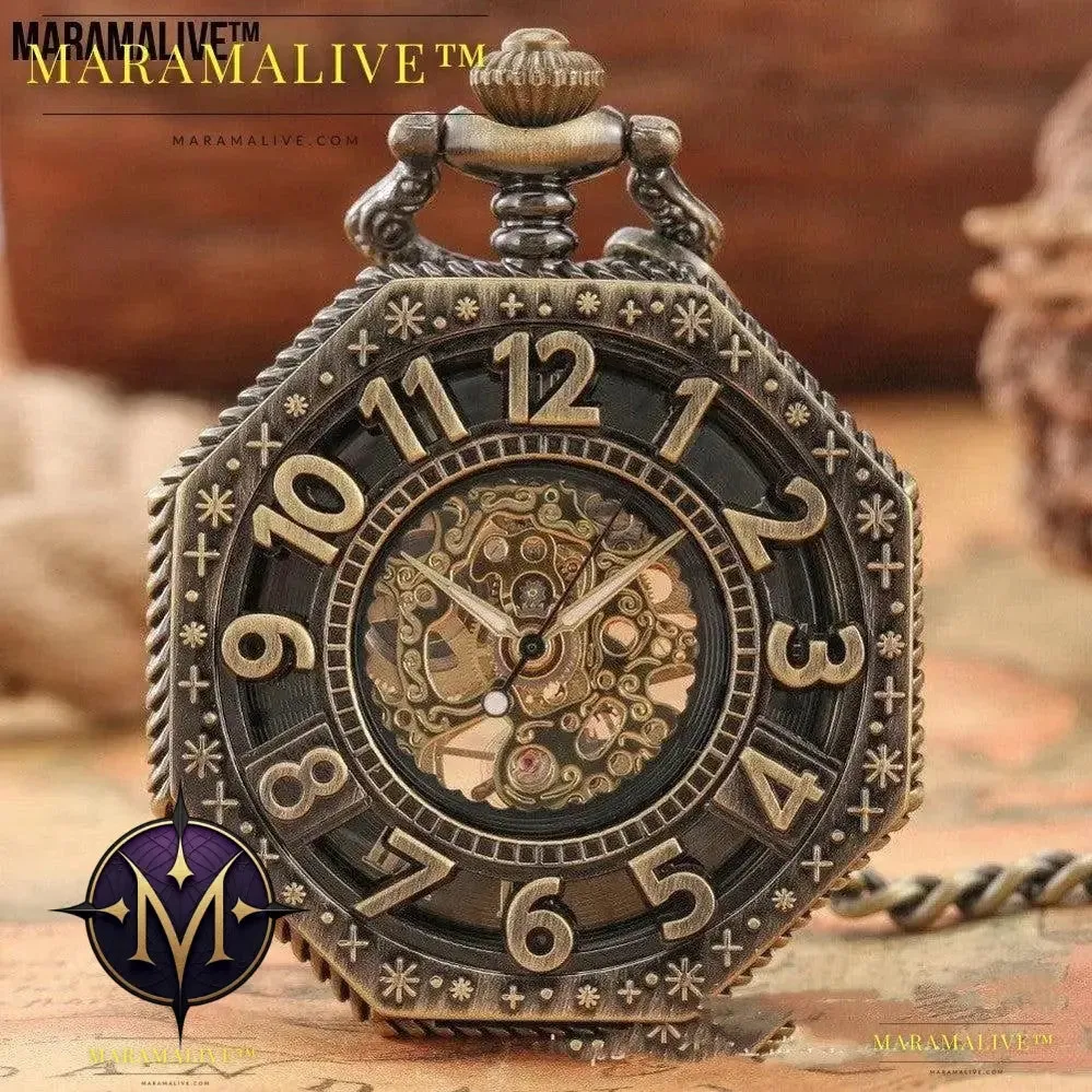 Mechanical Pocket Watch Retro Men's And Women's Watch