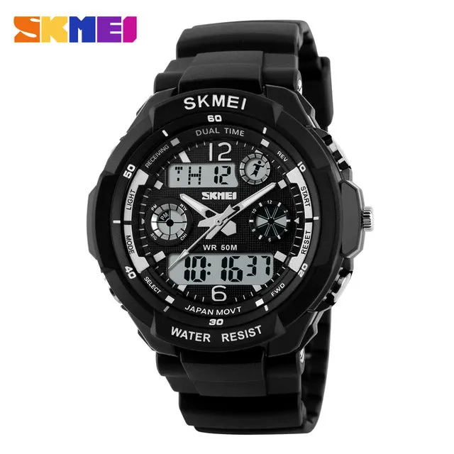 Men LED Electronic Outdoor Sports Watches