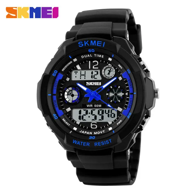 Men LED Electronic Outdoor Sports Watches