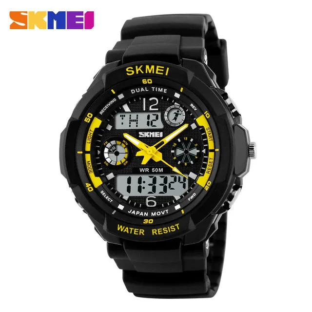 Men LED Electronic Outdoor Sports Watches