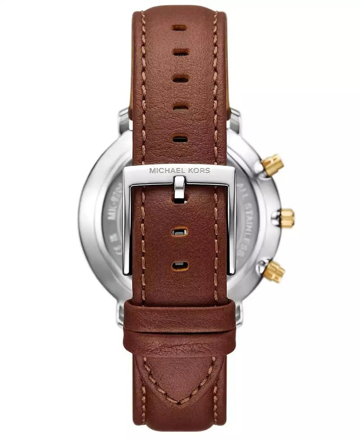 Men's Blake Multifunction Luggage Leather Watch, 42mm