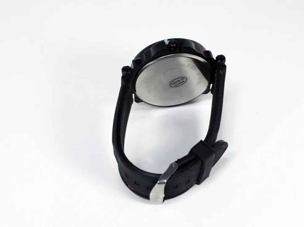 Mens Orange Black Watch