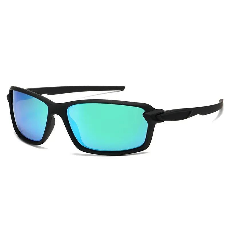 Men's Sports Cycling Polarized Sunglasses for Outdoor, Fishing, Traveling, Driving Square Frame Glasses