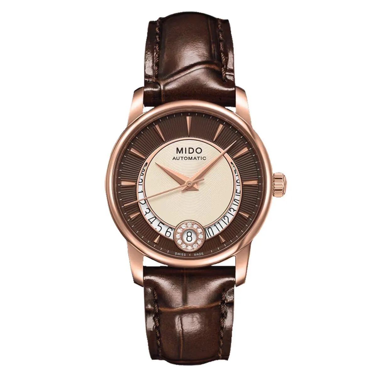 MIDO BARONCELLI DIAMONDS BROWN DIAL