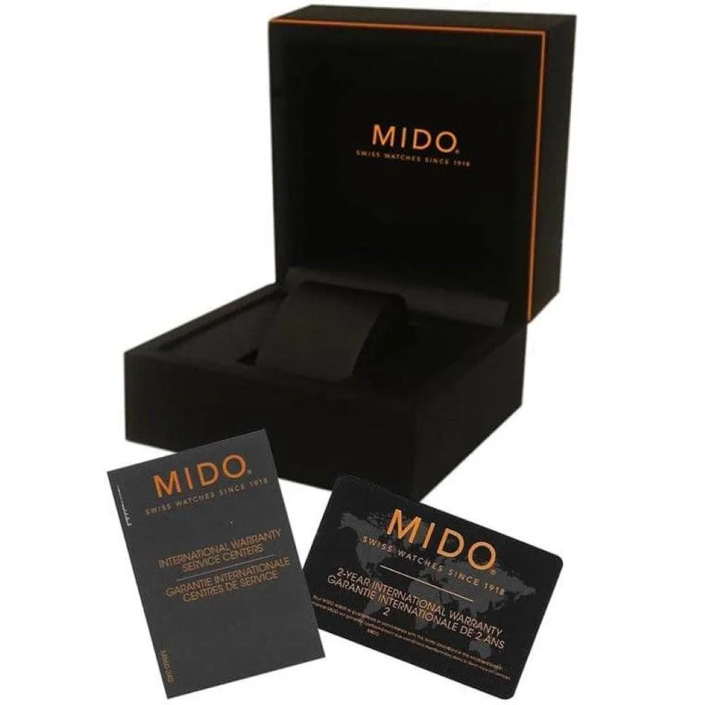 Mido Multifor Chronometer 1 Cam Cre 42mm Automatic Black Finish Pvd Black M038.431.37.051.00