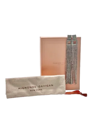 mignonne gavigan  Diamante Tassel Earrings