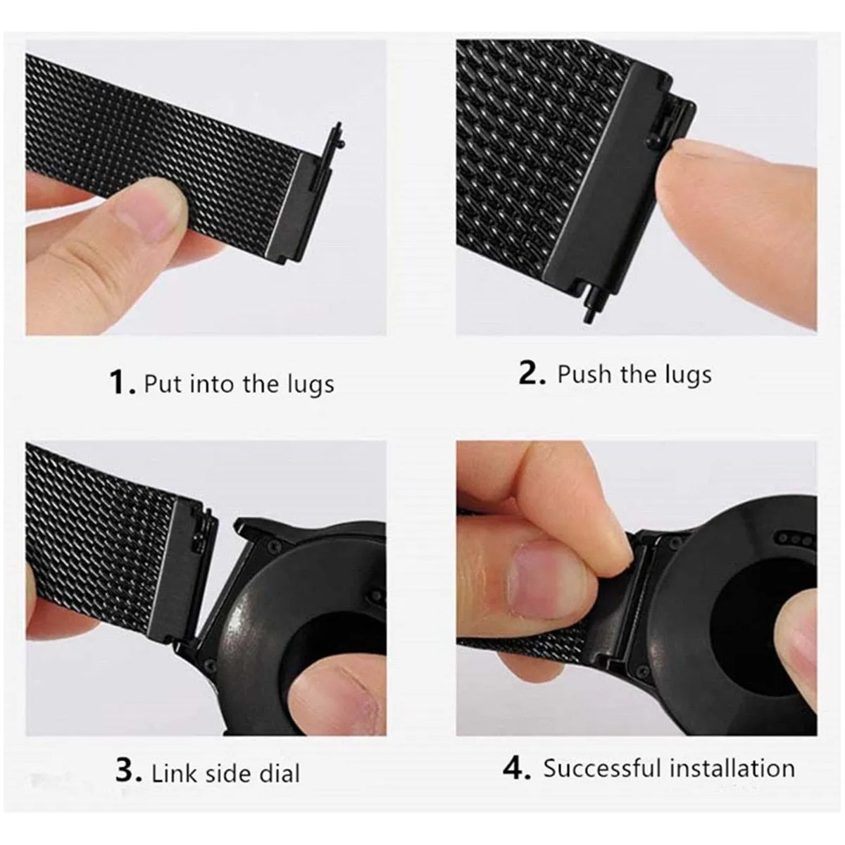 Milanese Stainless Steel Watch Band For Samsung