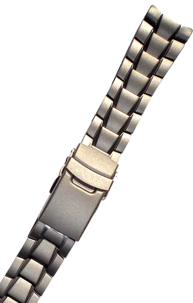 MilSpec Solid Titanium Bracelet, Fits Luminox 3600 Series or Traser Commander 100 and other 22 mm Lug width watches