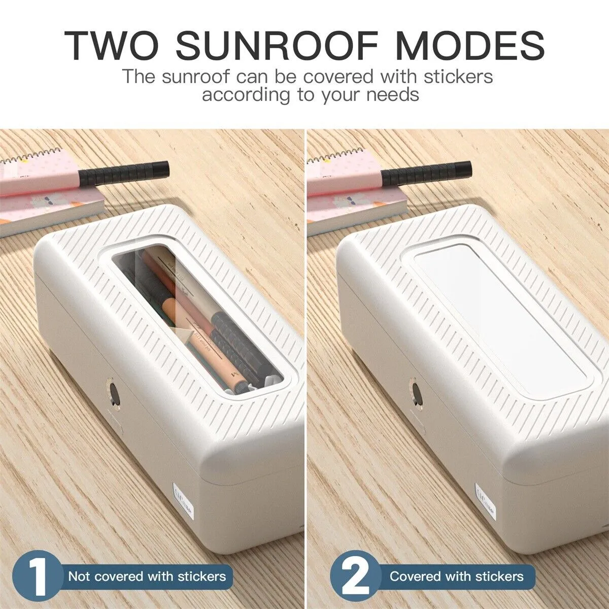 Mini Fingerprint Storage Box Safe Secret Money Hidden Cash Box for Students and Adults