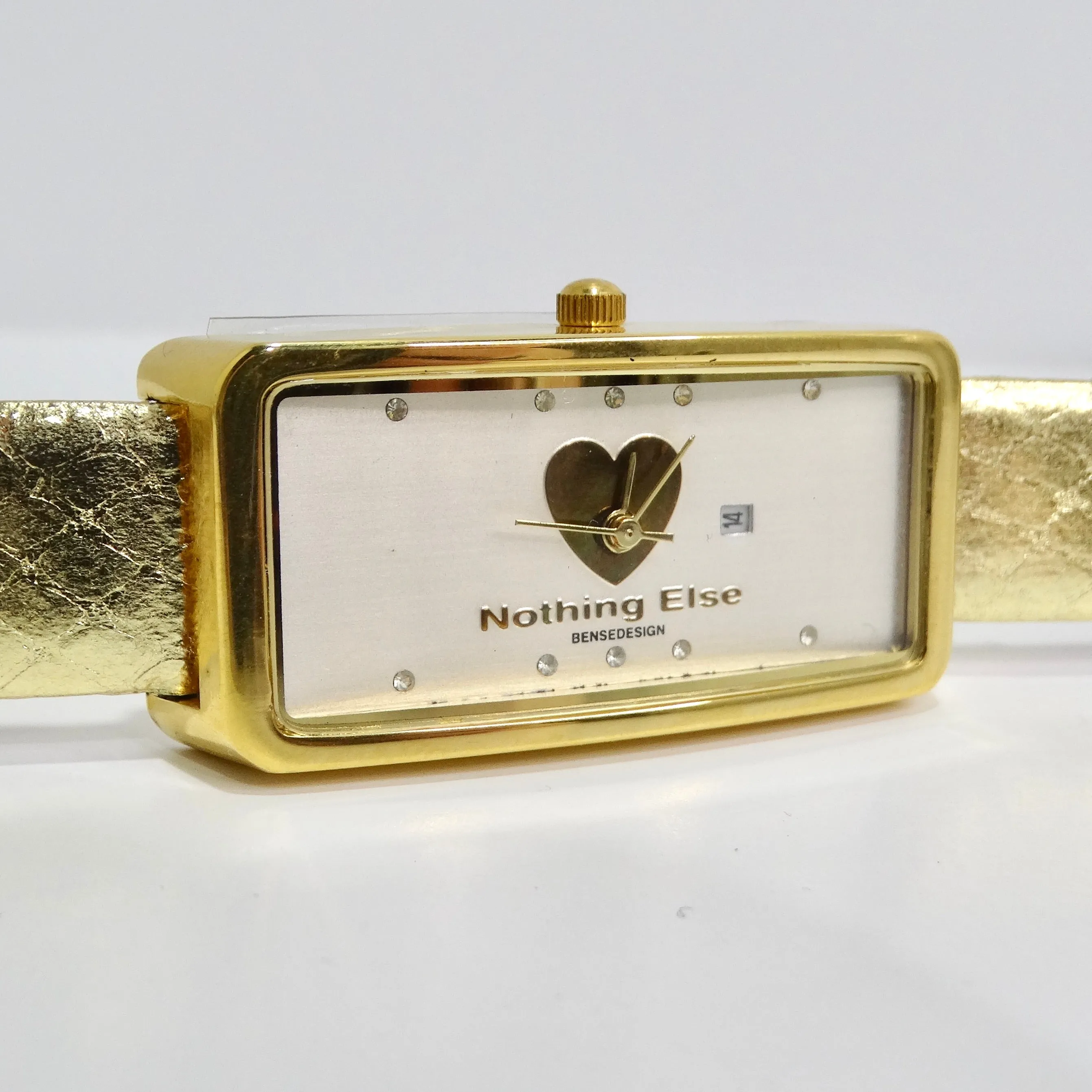Moschino 1980s Gold Tone Watch