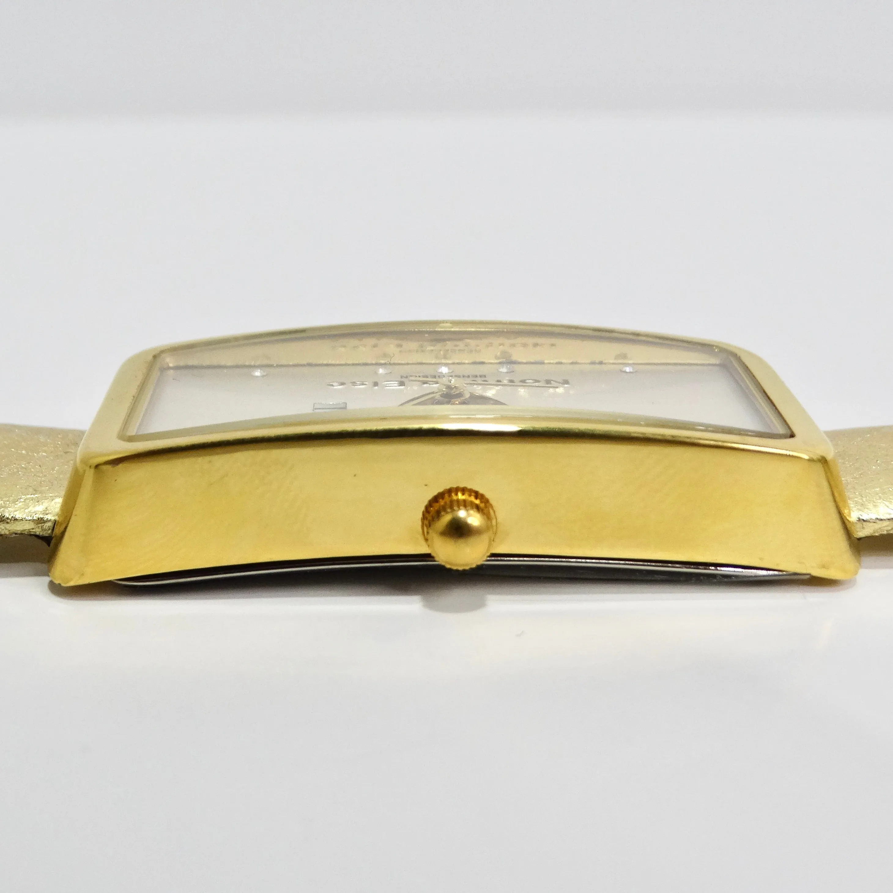 Moschino 1980s Gold Tone Watch