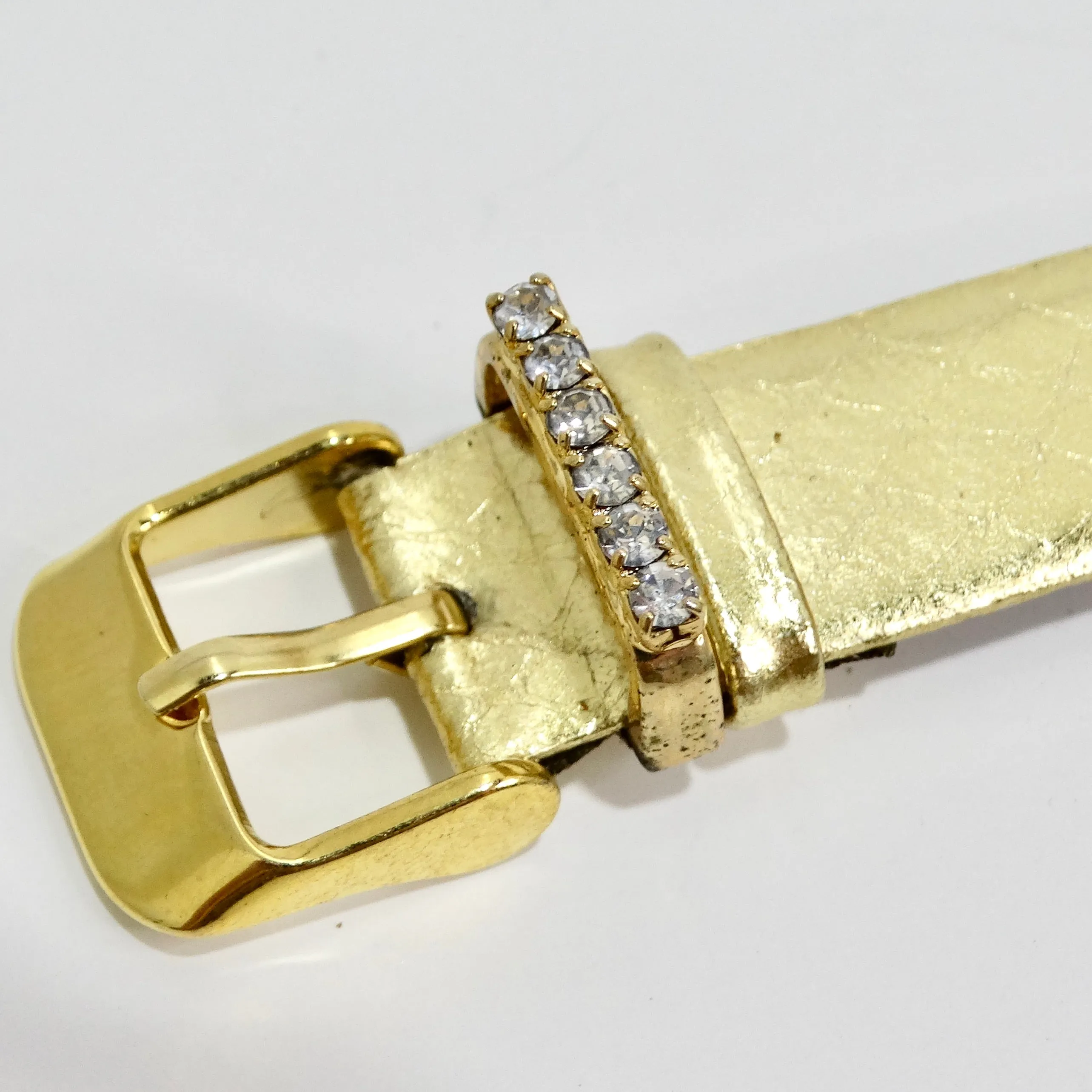 Moschino 1980s Gold Tone Watch