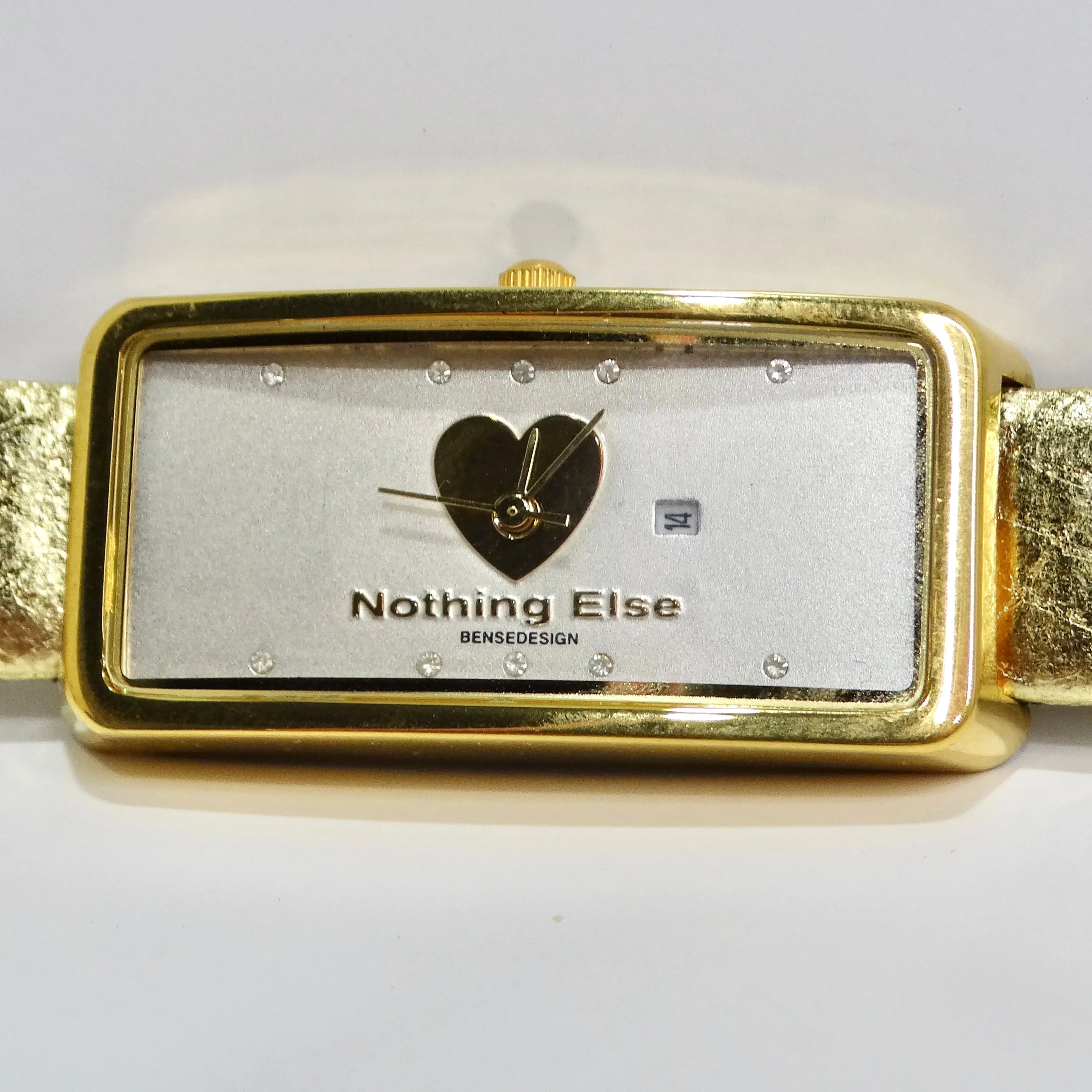 Moschino 1980s Gold Tone Watch