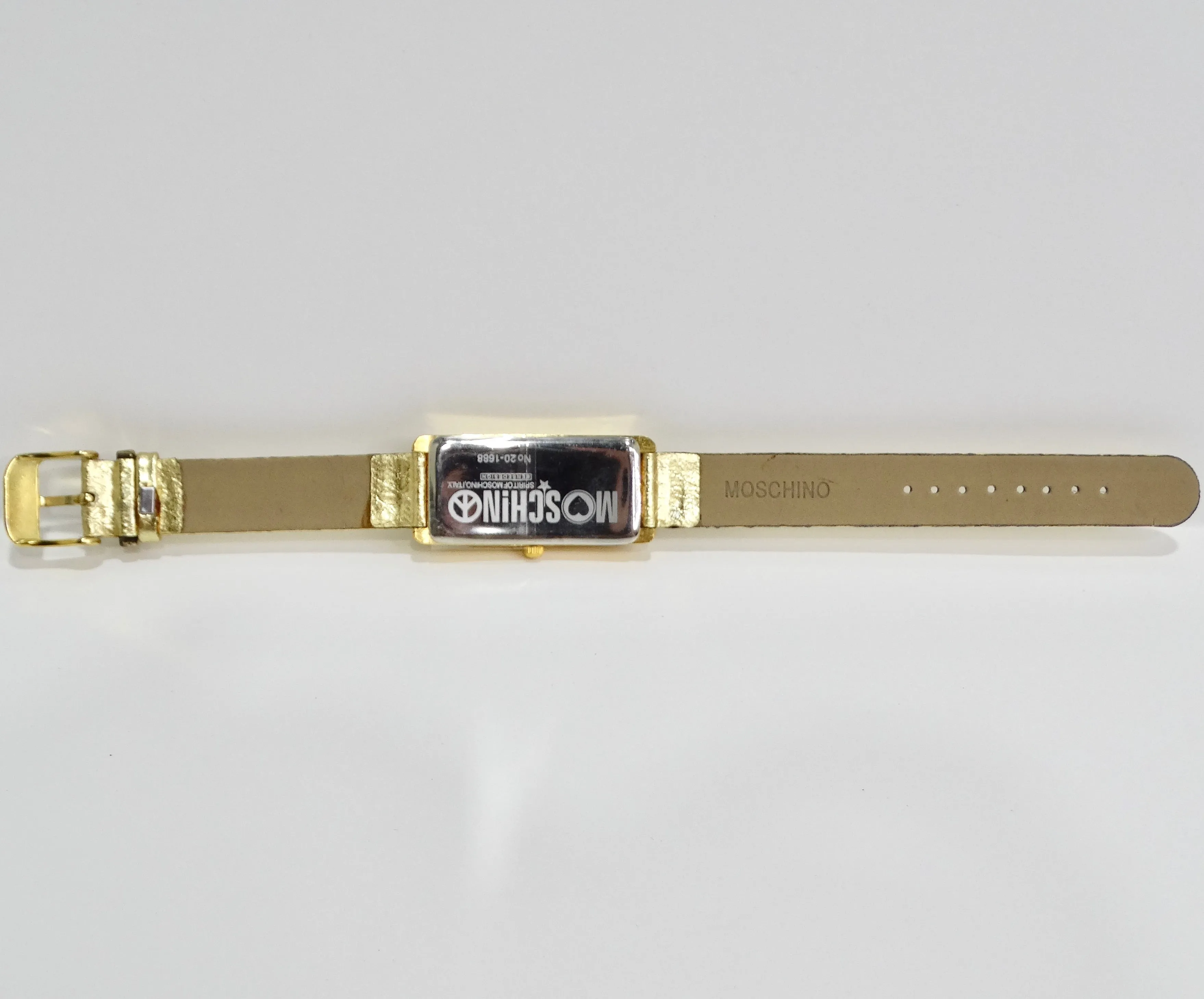 Moschino 1980s Gold Tone Watch