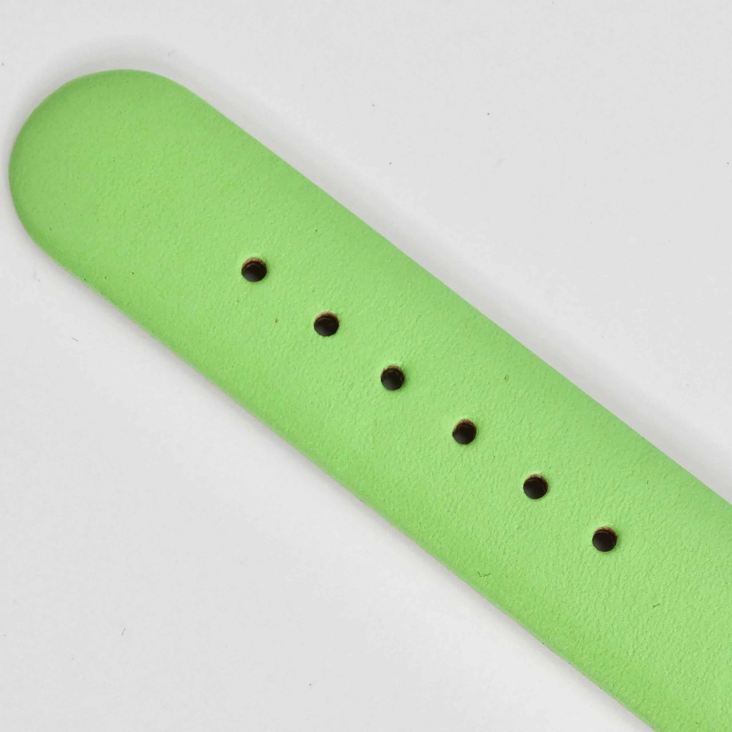 Moschino 1980s Green Leather Watch