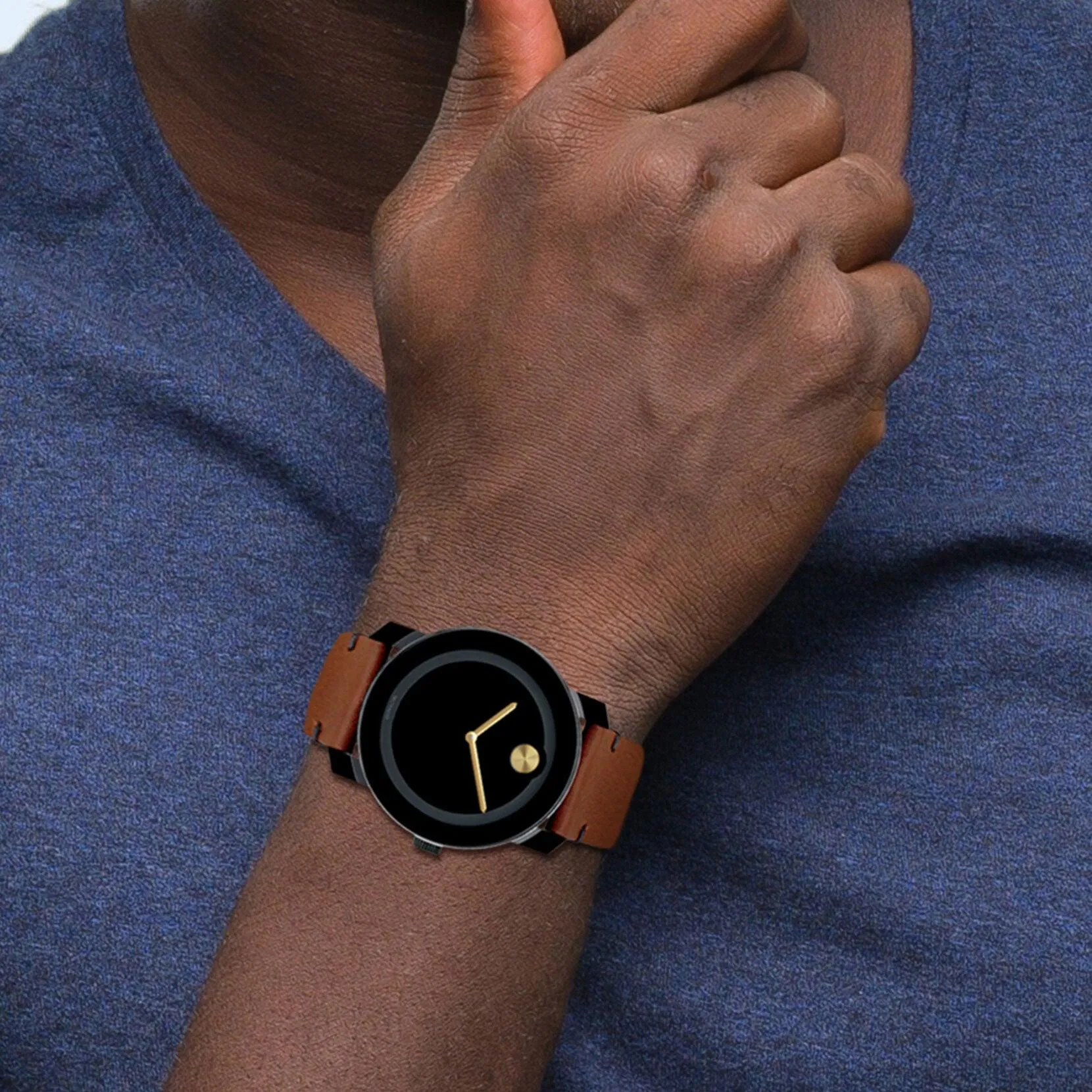 Movado Bold Black Museum Dial Men's Watch 3600305