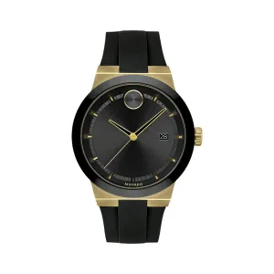 Movado Bold Men's Watch Black Tone Case Quartz