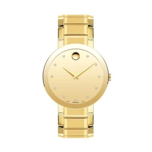 Movado Sapphire Quartz Men's Watch 0607588