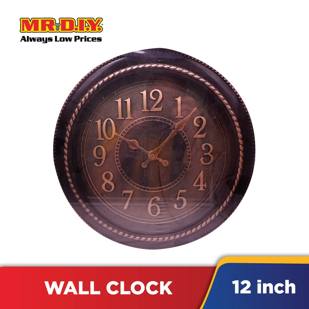 (MR.DIY) Antique-Style Wall Clock (12 inch)