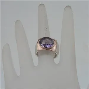 Natural Amethyst Ring – "Rocks" Collection
