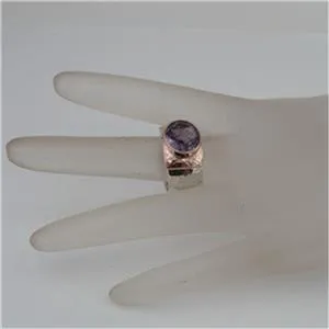 Natural Amethyst Ring – "Rocks" Collection