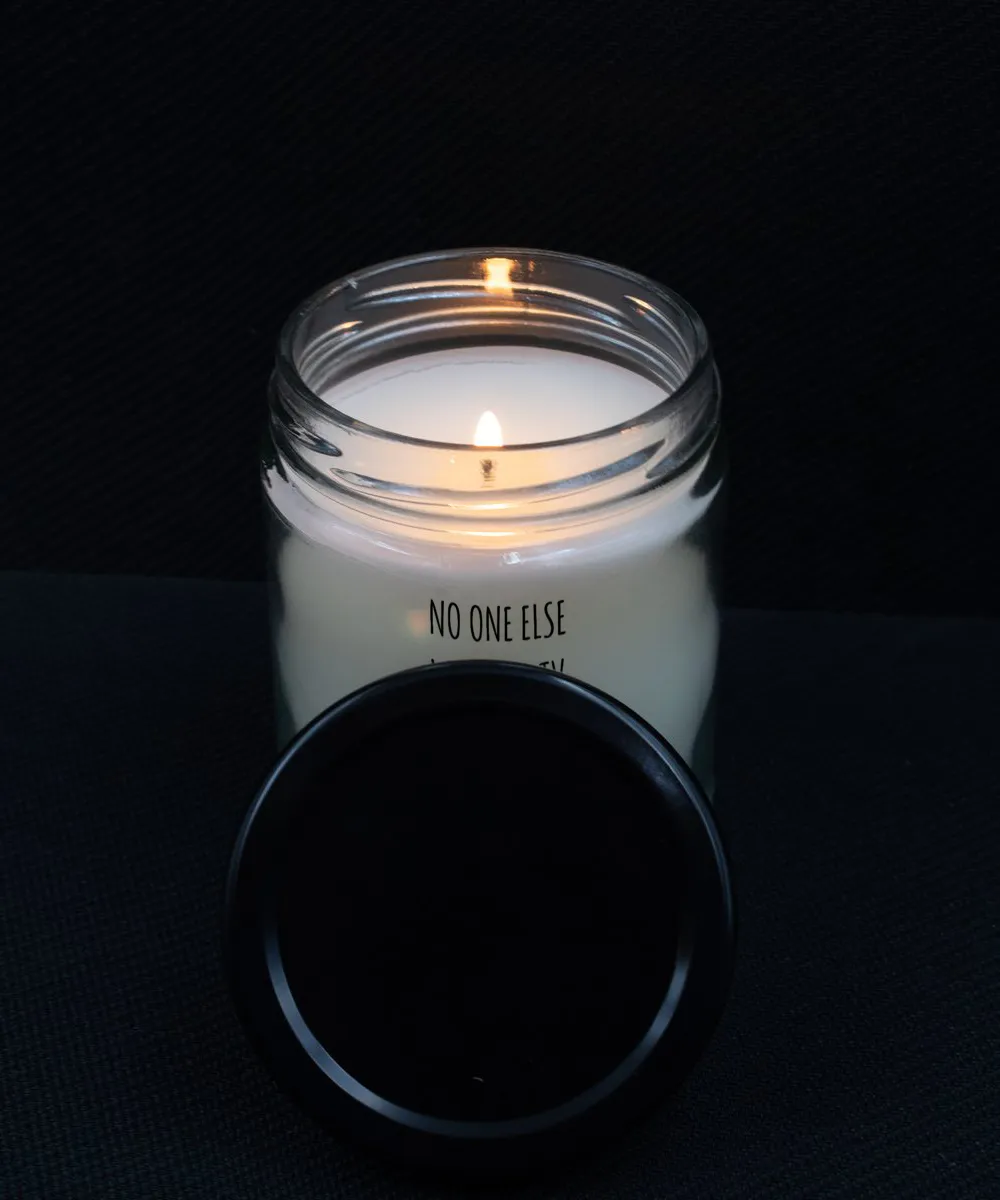 No One Else Watches TV With Their Eyes Closed Quite Like You Candle 9 oz Vanilla Scented Soy Wax Blend Candles Funny Gift