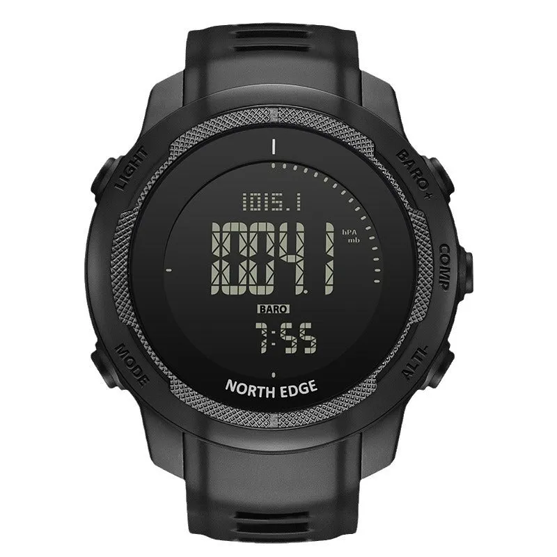 North Edge VERTICO Men's Outdoor Watch | Carbon Fiber Case, Altitude, Barometer, Compass Features