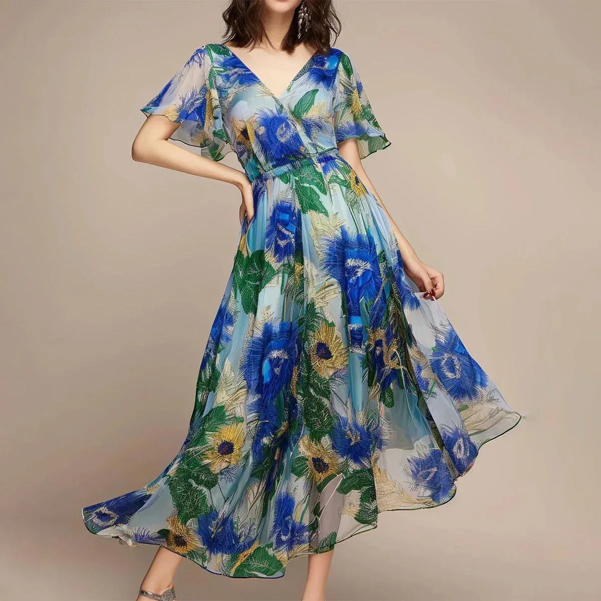 Olivia –Romantic Floral Women’s Dress