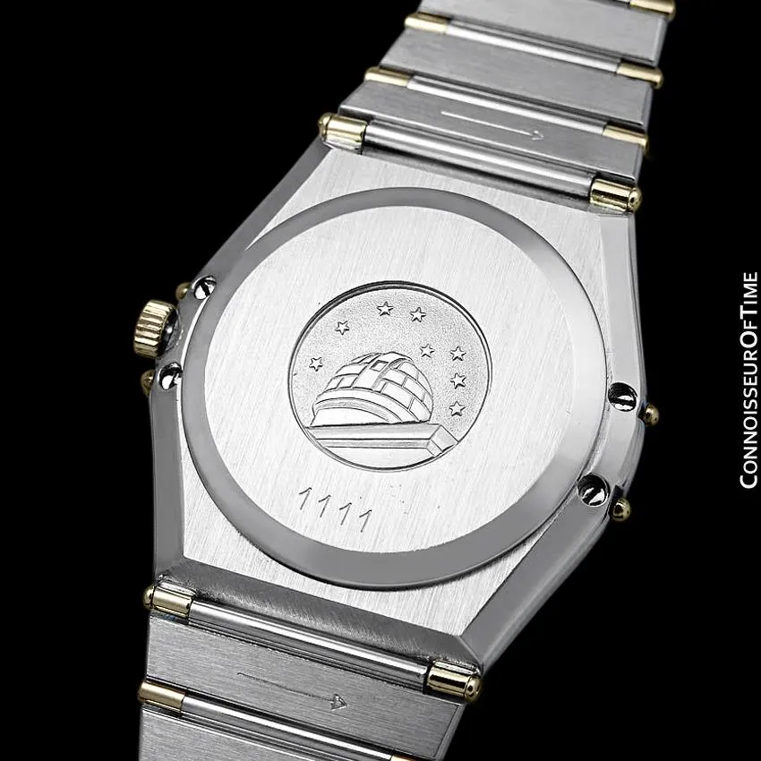 Omega Constellation Mens Large Chronometer Watch, Automatic, Stainless Steel & 18K Gold - The Original Manhattan