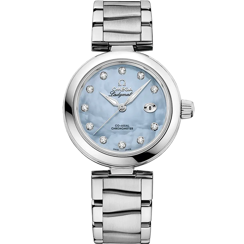 Omega De Ville Ladymatic 34 mm, steel on steel