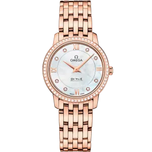 Omega De Ville Prestige 27.4 mm, red gold on red gold