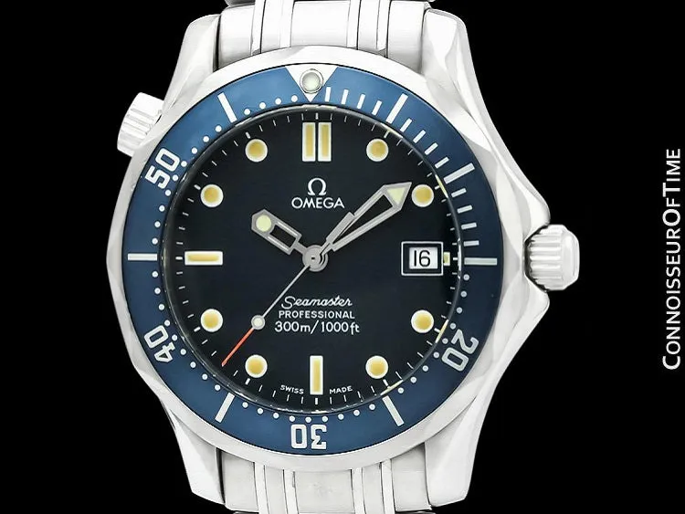 Omega James Bond Seamaster Midsize 300M Professional Diver, Stainless Steel - 2561.80.00 - Boxes and Papers