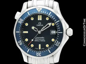 Omega James Bond Seamaster Midsize 300M Professional Diver, Stainless Steel - 2561.80.00 - Boxes and Papers