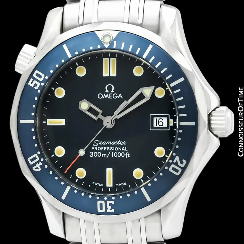 Omega James Bond Seamaster Midsize 300M Professional Diver, Stainless Steel - 2561.80.00 - Boxes and Papers