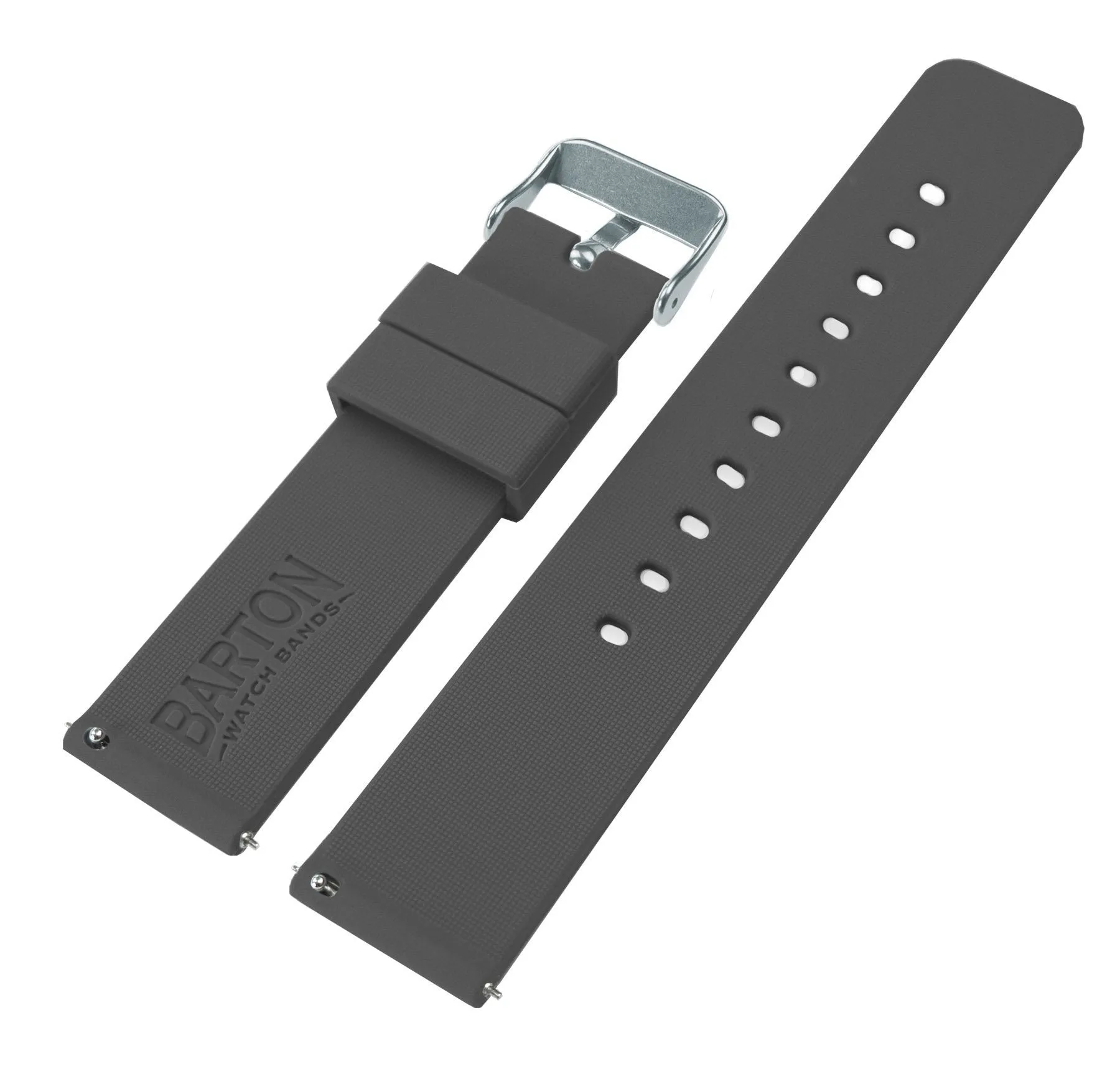 Omega Moonswatch Silicone Smokey Grey Watch Band