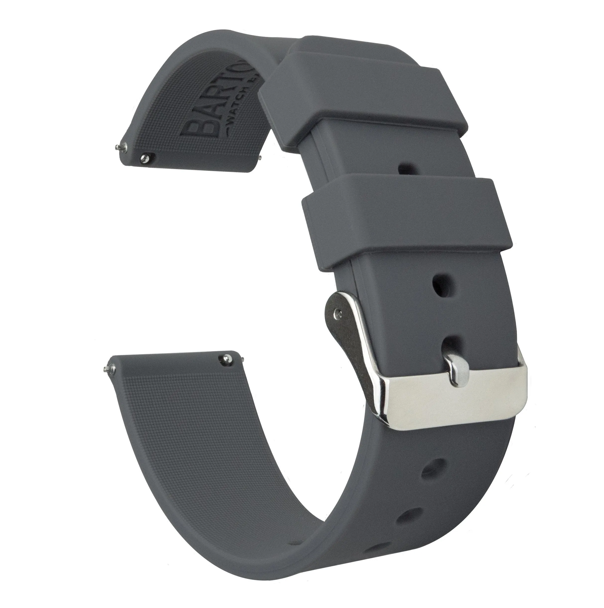 Omega Moonswatch Silicone Smokey Grey Watch Band