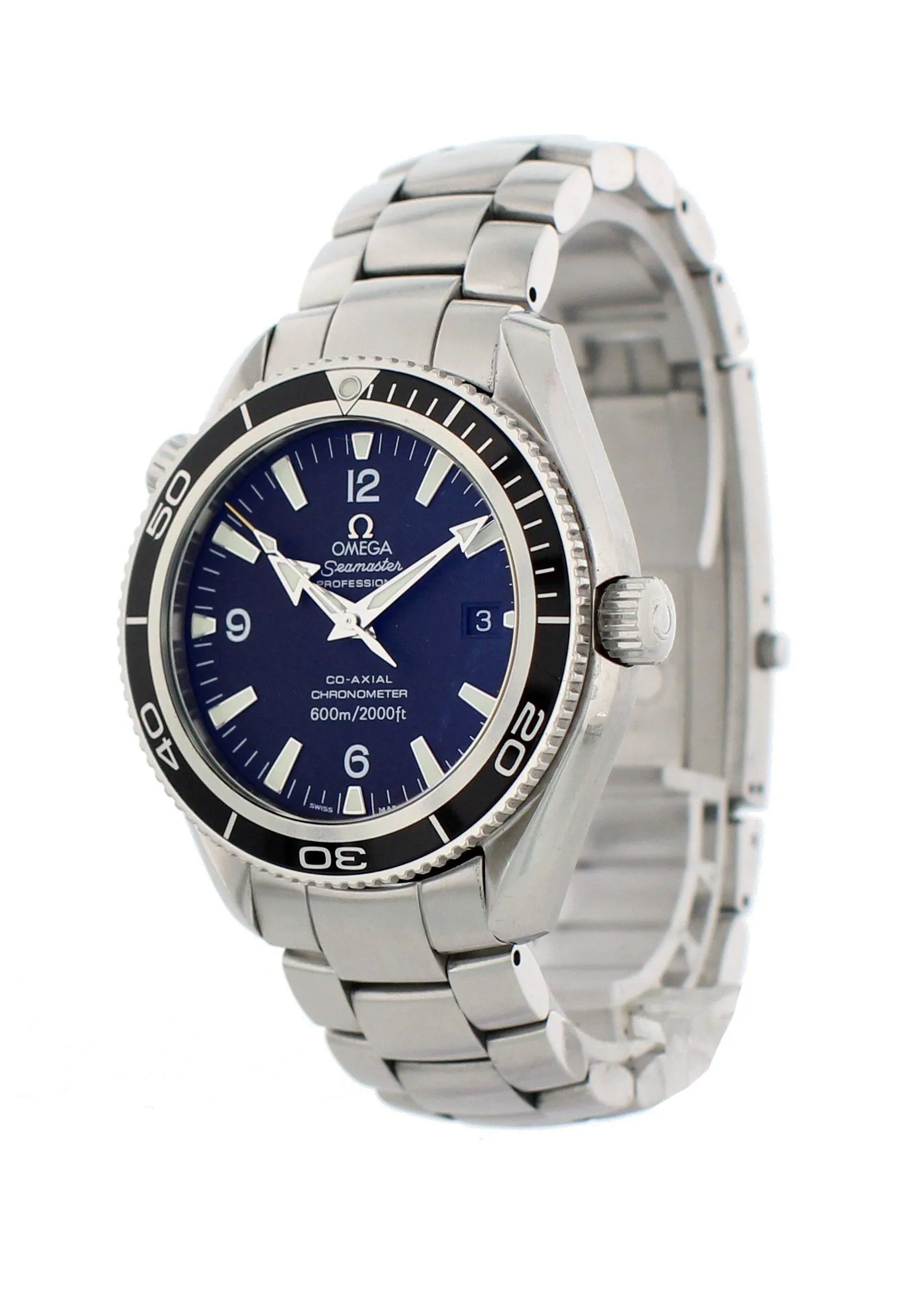 Omega Seamaster Planet Ocean Chronometer 2201.51.00 Men's Watch With Papers
