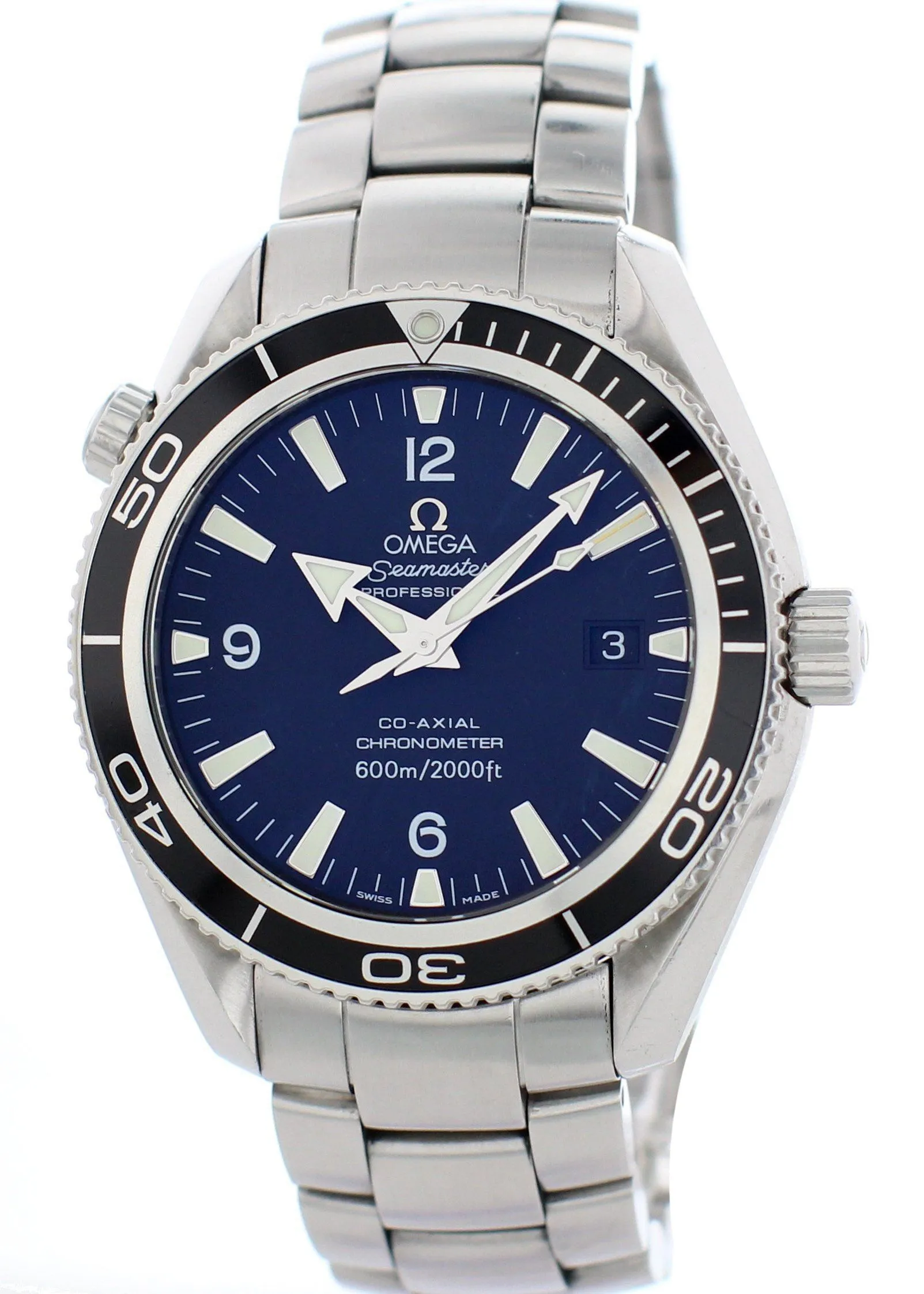 Omega Seamaster Planet Ocean Chronometer 2201.51.00 Men's Watch With Papers