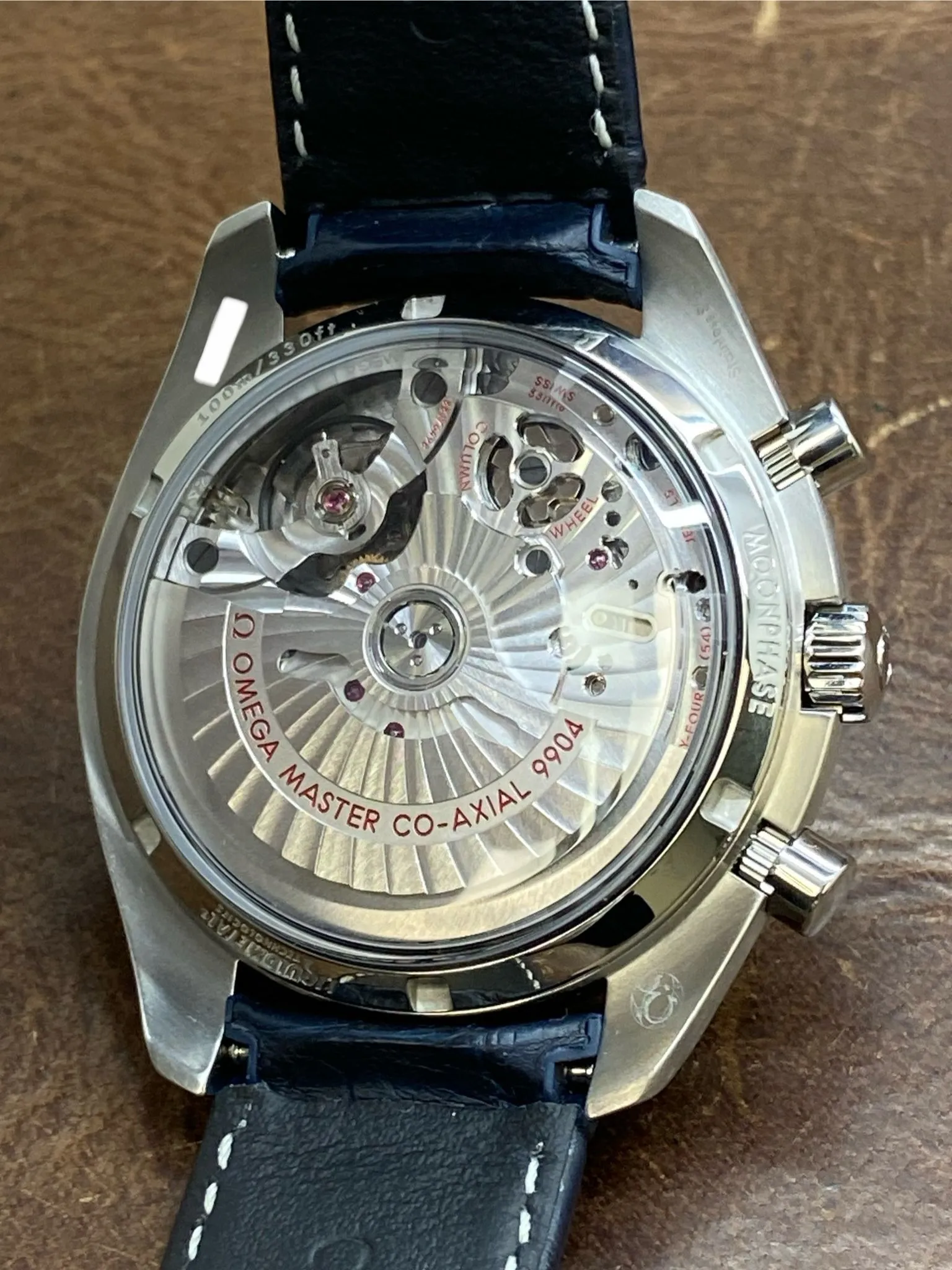 Omega Speedmaster Moonphase 304.33.44.52.03.001 Blue Dial Automatic Men's Watch