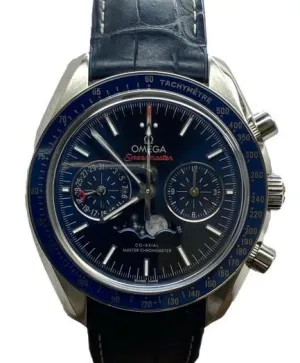 Omega Speedmaster Moonphase 304.33.44.52.03.001 Blue Dial Automatic Men's Watch