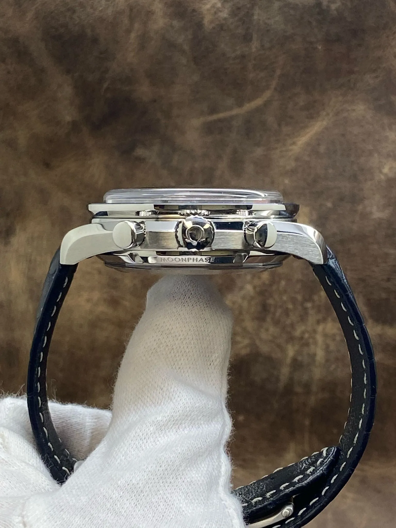 Omega Speedmaster Moonphase 304.33.44.52.03.001 Blue Dial Automatic Men's Watch