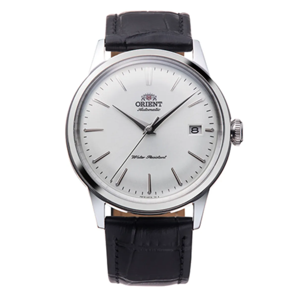 Orient Bambino Classic RA-AC0M03S RA-AC0M03S10B Black Leather White Dial Watch