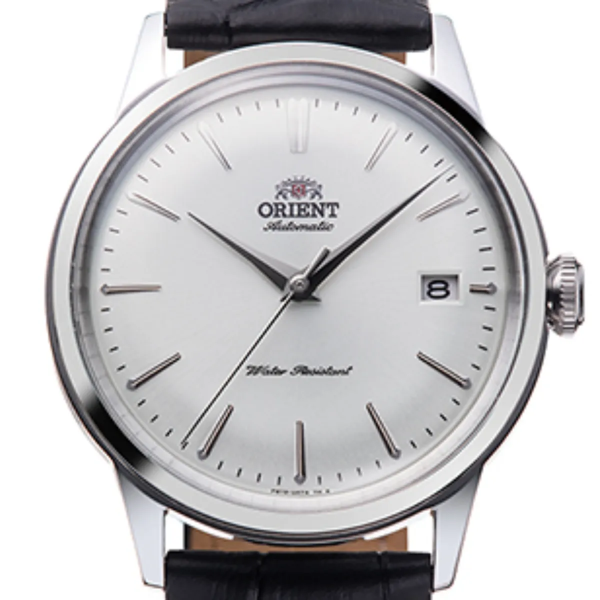 Orient Bambino Classic RA-AC0M03S RA-AC0M03S10B Black Leather White Dial Watch