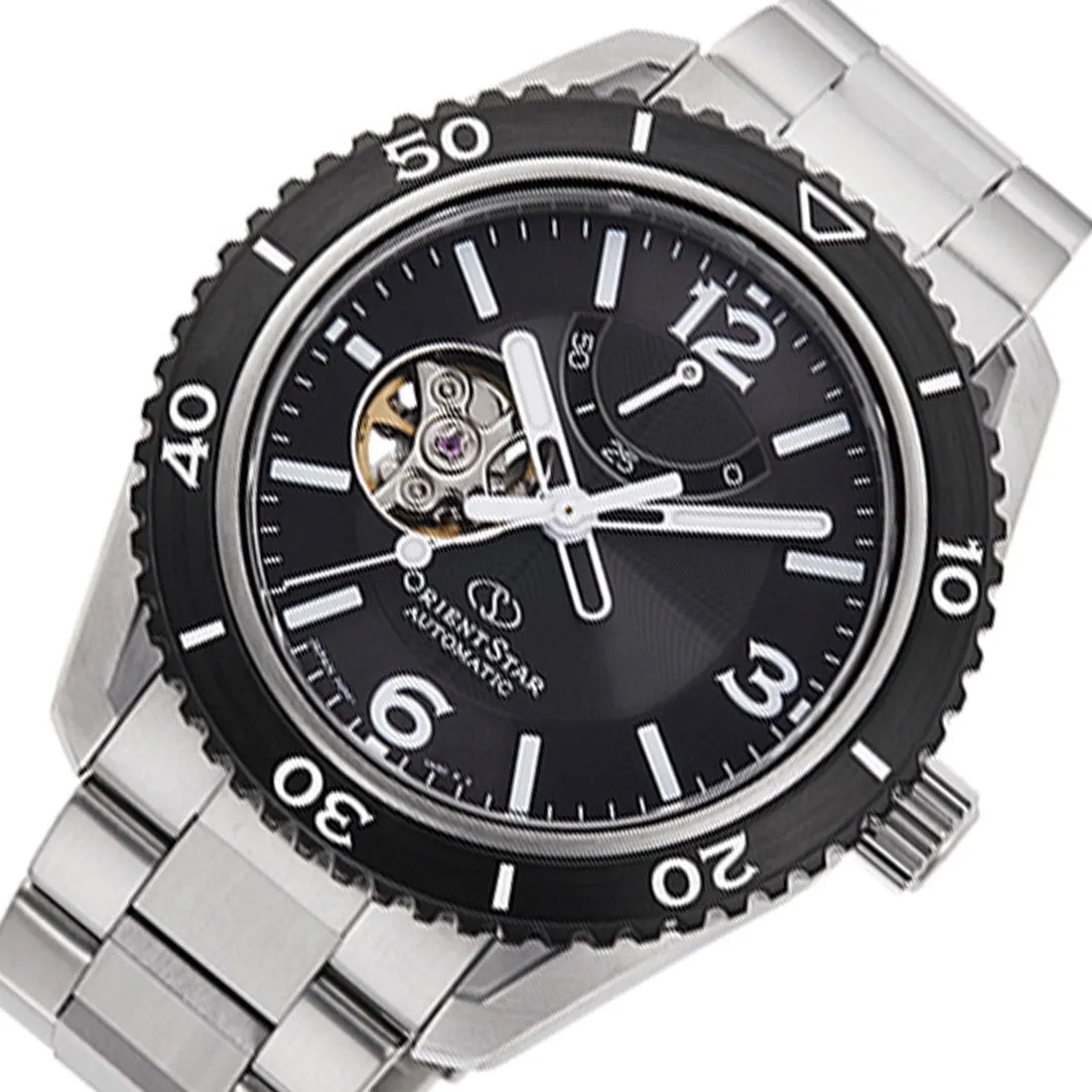 Orient Star RE-AT0101B RE-AT0101B00B Black Dial Stainless Steel Watch