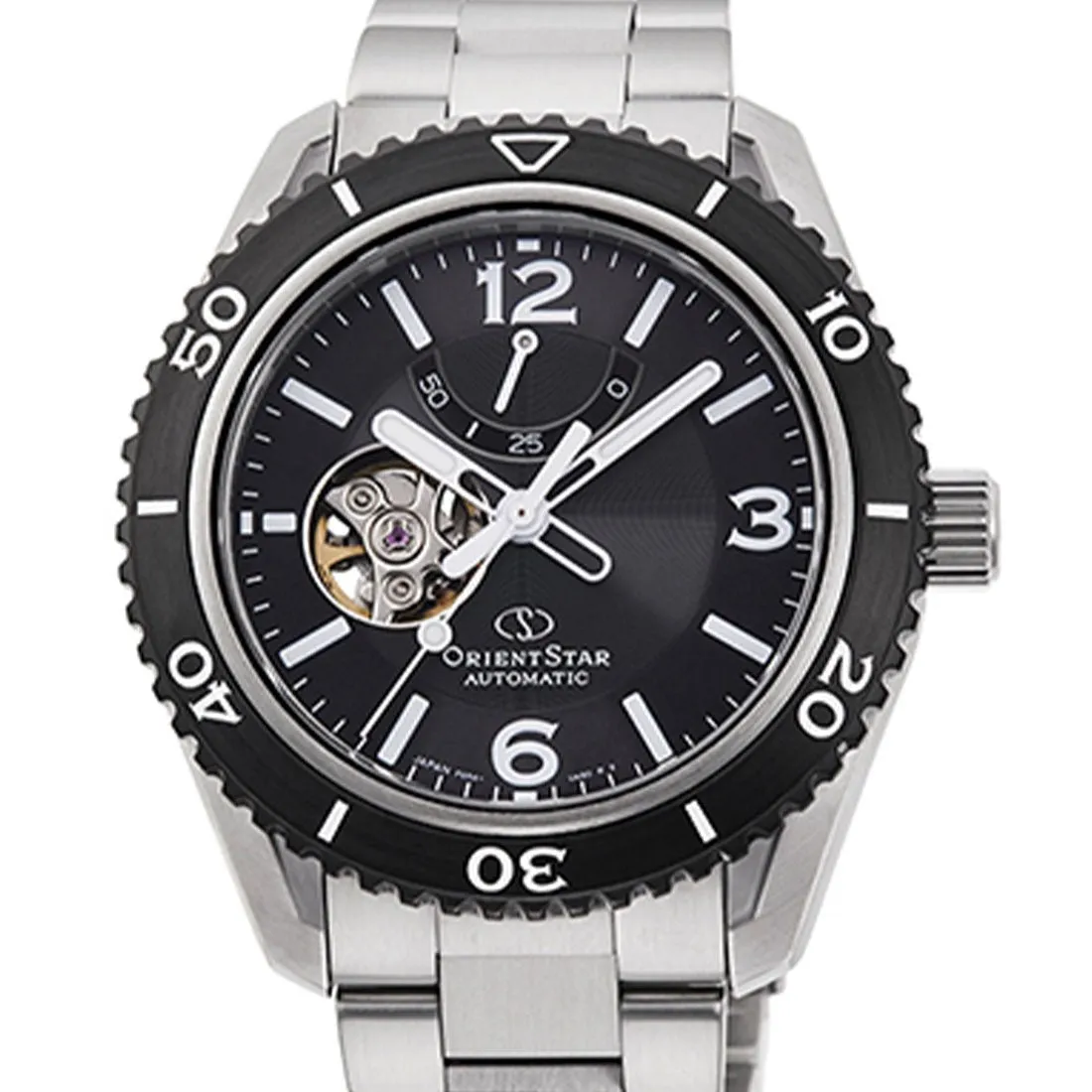 Orient Star RE-AT0101B RE-AT0101B00B Black Dial Stainless Steel Watch