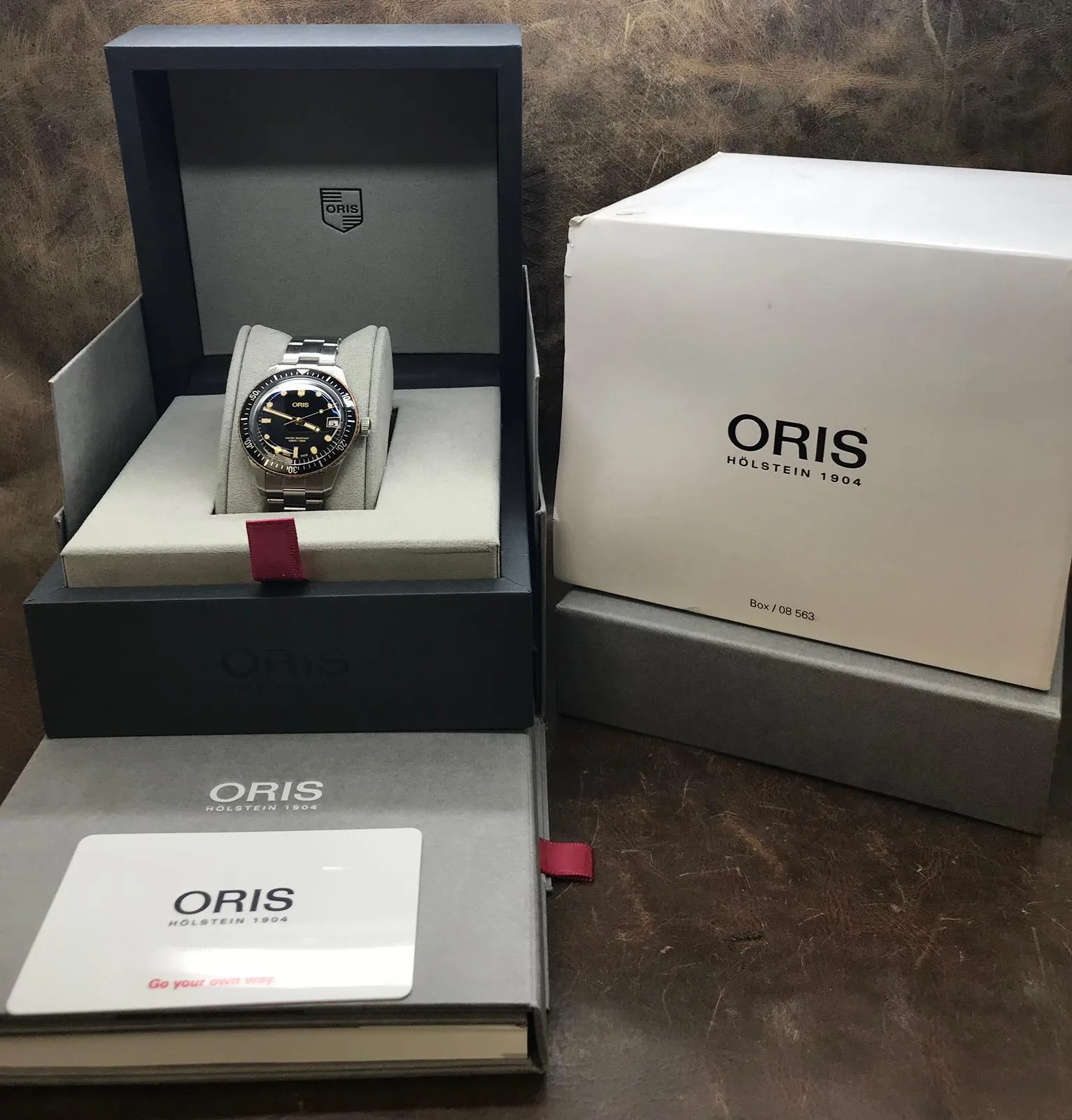 Oris Divers Sixty Five 01 733 7747 4354 Black Dial Automatic Watch