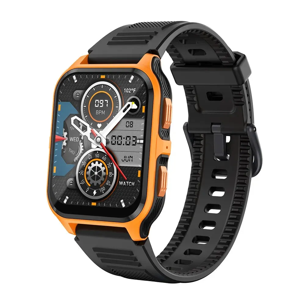 Outdoor Military Men Bluetooth Call IP68 Waterproof Fitness  Smart Watch