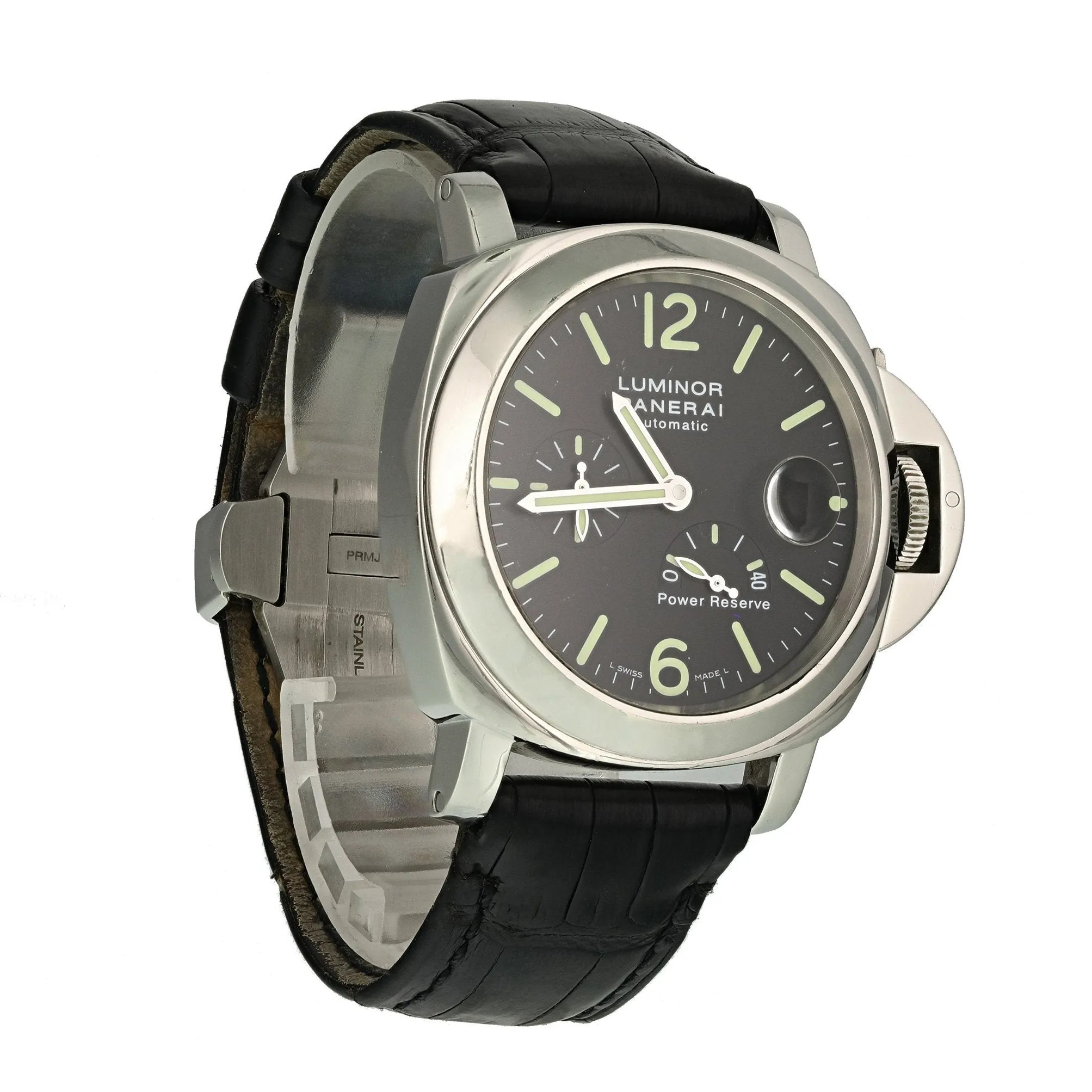 Panerai Luminor Power Reserve PAM00090 Mens Watch With Papers