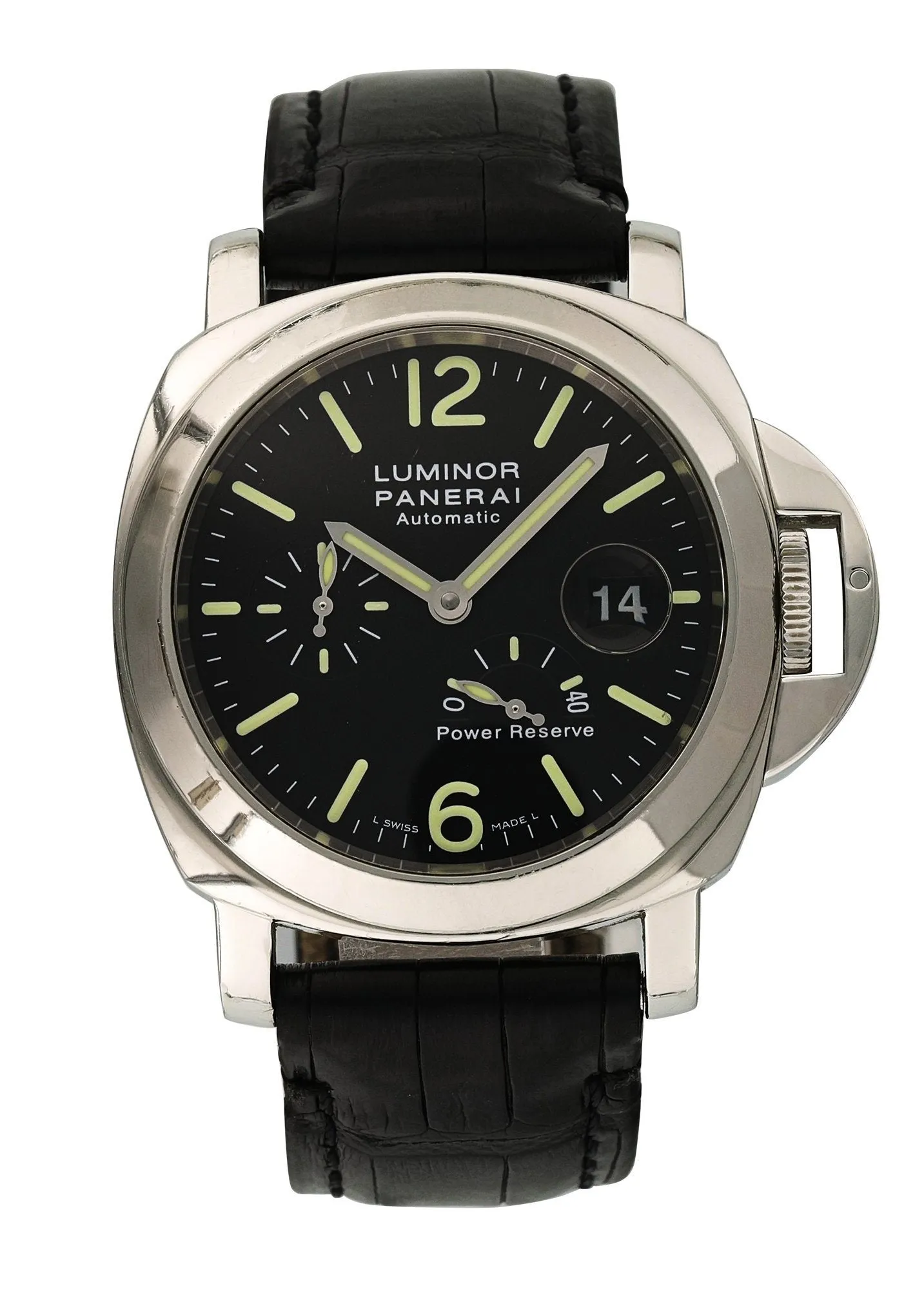 Panerai Luminor Power Reserve PAM00090 Mens Watch With Papers